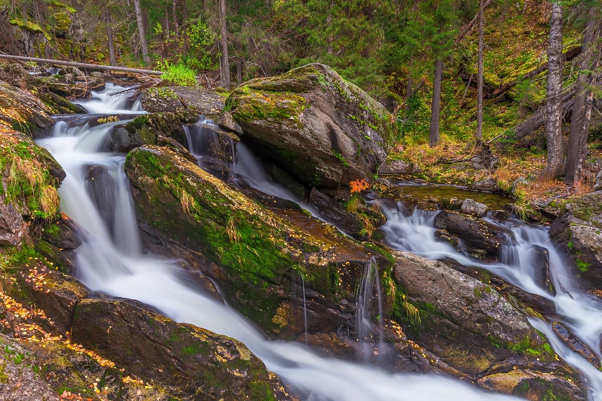 Zhigalan waterfall